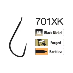   Trabucco XPS 701XK 20 Lopatiek, Bezprotihrotový Háčik 25ks