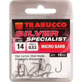  Trabucco Silver Specialist 12 Háčik s lopatkou, s protihrotom Feeder 15ks