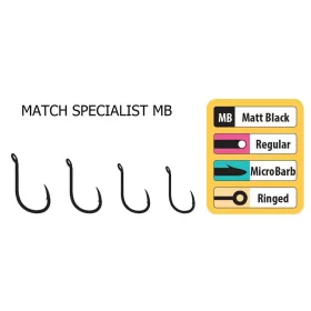   Trabucco Match Specialist 12 Háčik s očkom, s protihrotom 15ks