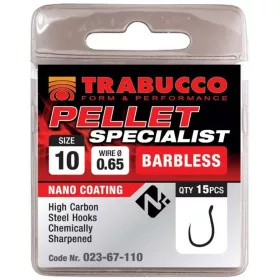   Trabucco Pellet Specialist 14 Očkový, Bezprotihrotový Háčik 15ks