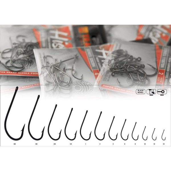 Trabucco Hisashi 11011 01 Háčik na dravce 15ks