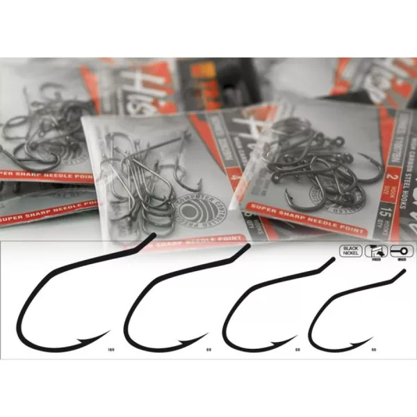 Trabucco Hisashi 11026 4/0 Háčik na dravce 5ks