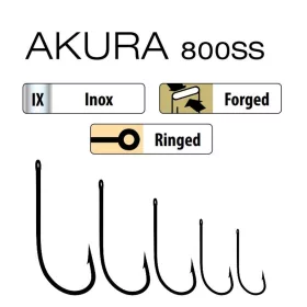 Trabucco Akura 800 SS 7/0 Háčik na dravce 4ks