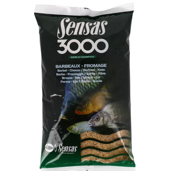 Sensas 3000 Barbel With Cheese Krmivo 1kg