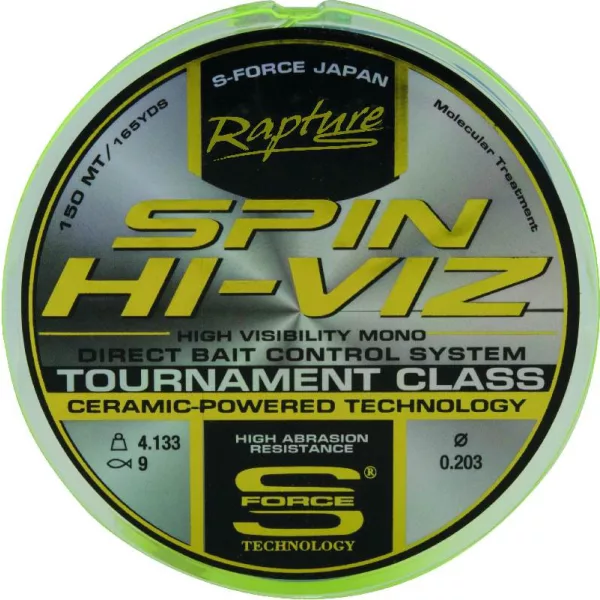 Rapture Spin Hi-Viz 150m 0,25mm Monofilný hlavný vlasec