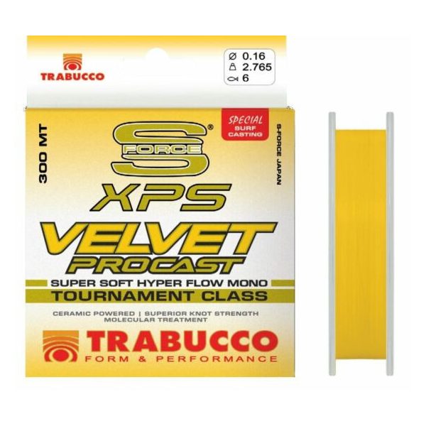 Trabucco S-Force XPS Velvet Pro Cast 300m 0,20mm Monofilný vlasec