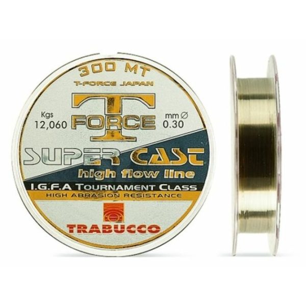 Trabucco T-Force Super Cast 150m 0,255mm Monofilný Hlavný vlasec