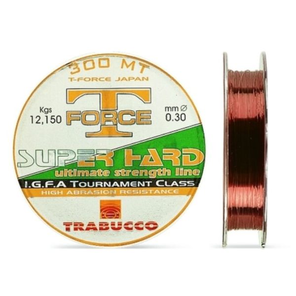 Trabucco T-Force Super Hard 300m 0,35mm Monofilný Hlavný vlasec
