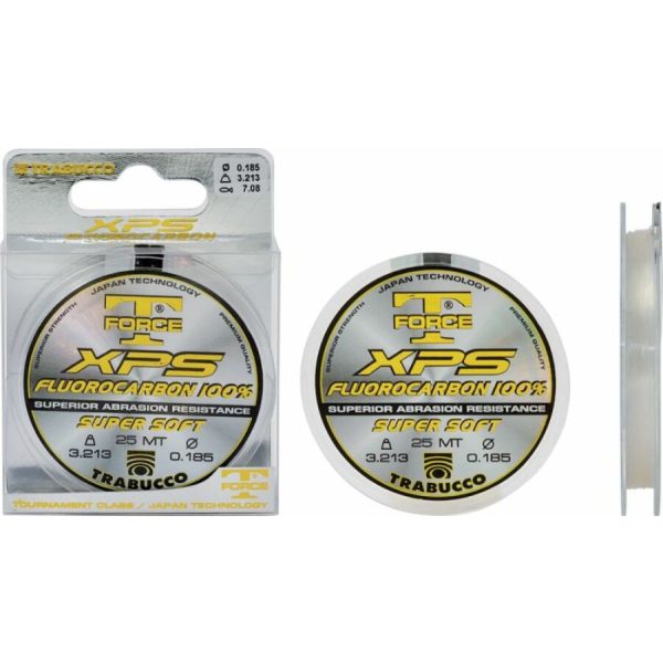 Trabucco T-Force Fluorocarbon 25m 0,28mm Monofilný Náväzec