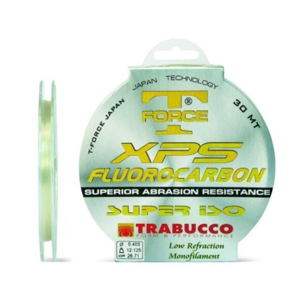 Trabucco T-Force Fluorocarbon Super ISO 20m 0,80mm Monofilný náväzcový vlasec