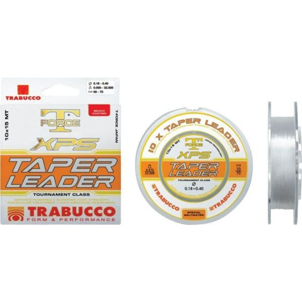 Trabucco T-Force XPS Taper Leader 10*15m 0,57-0,20mm Monofilový náväzcový vlasec