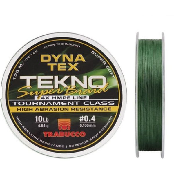 Trabucco Dyna-Tex Tekno Super Braid 275m 0,37mm Pletená hlavná šnúra