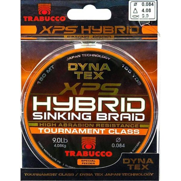 Trabucco Dyna-Tex XPS Hybrid 0,104mm 150m Potápavá Pletená Hlavná Šnúra