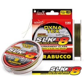   Trabucco Dyna-Tex SLK X8 SS 150m 0,128mm Limetková zelená pletená hlavná šnúra