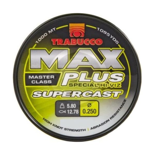 Trabucco Max Plus Line Supercast 300m 0,20mm Monofilný Hlavný vlasec