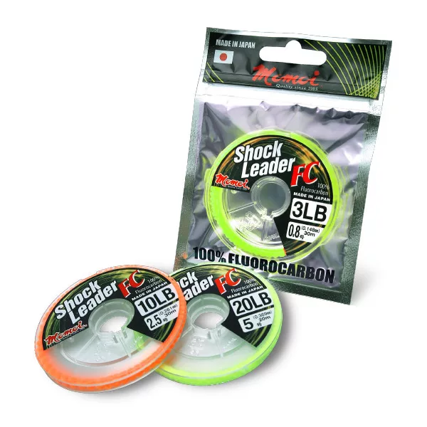 Momoi Shock Leader FC Víztiszta 0,26mm 30m Fluorocarbon Előkezsinór