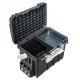 Meiho Bucket Mouth BM-9000 Fekete-Fehér Szerelékes Láda 54x34x35cm