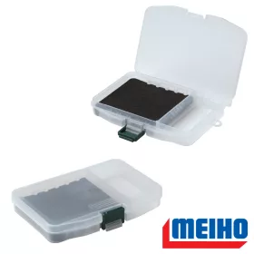   Meiho Slit Form Case F-7 Jigfej és Műcsali Tartó Doboz 14,6x10,3x2,3cm