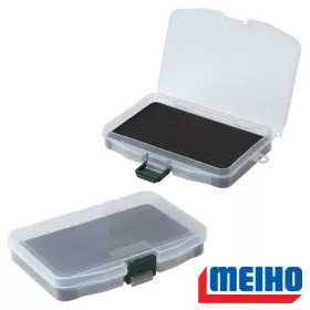   Meiho Slit Form Case F-9 Jigfej És Műcsali Tartó Doboz 14,6x10,3x2,3cm