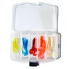 Meiho SFC Lure Case F Műanyag Horgász Doboz 14,6x10,3x2,3cm Twisterekkel
