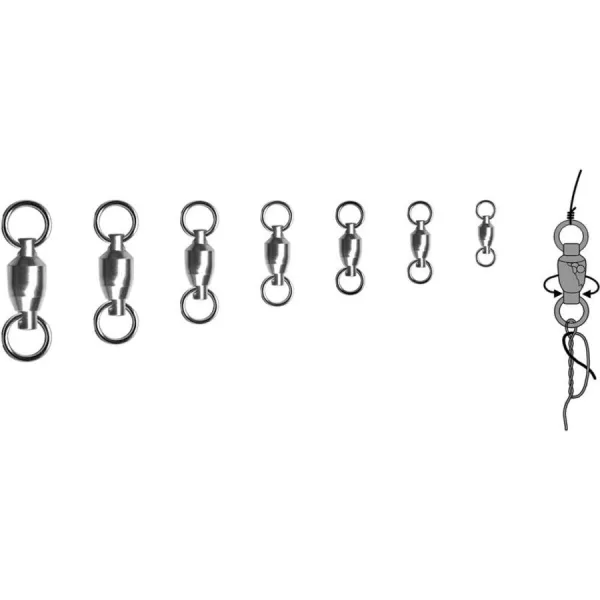 Trabucco BB Swivel Solid Ring 06 Obratlík 6ks