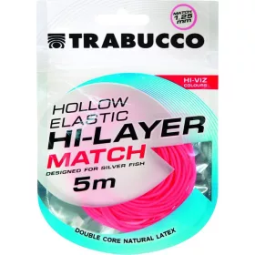   Trabucco Hi-Layer Hollow Elastic Match Dutá guma na deličku 1,25mm 5m