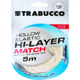   Trabucco Hi-Layer Hollow Elastic Match Dutá guma na deličku 1,8mm 5m