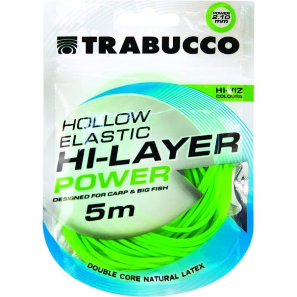 Trabucco Hi-Layer Hollow Elastic Power tyčová trubková guma 2,1mm 5m