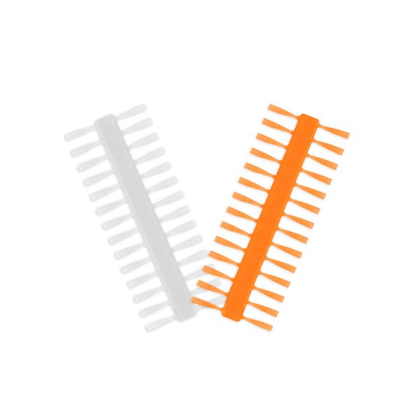 Delphin Q-STOP zarážka / priehľadná+oranžová 7mm