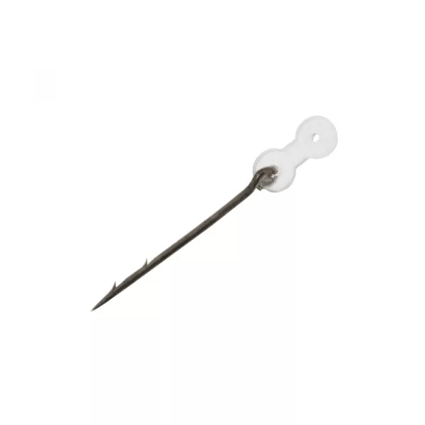 Delphin STINGER osten na nástrahy + so silikónovým krúžkom / čierny / 12ks 15mm