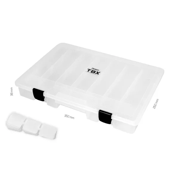 Krabica Delphin TBX One 350-8P Clip 350x250x38mm