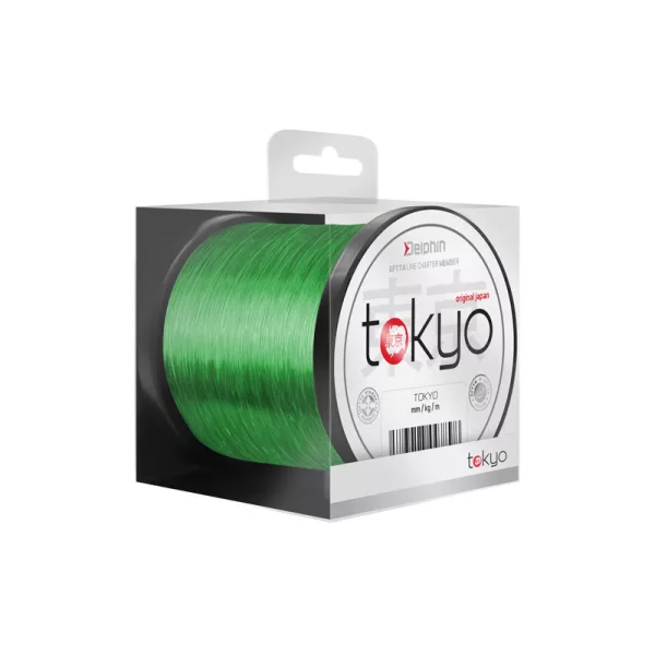 Monofil Delphin TOKYO / fluo zelený 0,309mm 16lbs 5200m