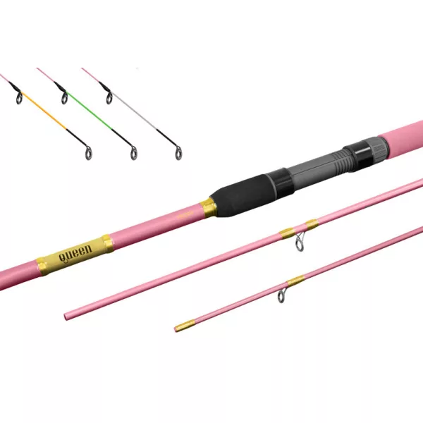 Delphin Queen Feederový prút + 3ks špičiek / 330cm/100gr/3 diely