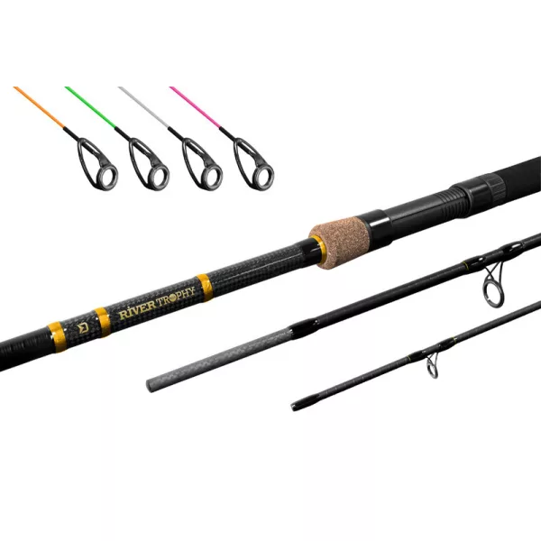 Delphin RIVER Trophy NXT + 4 špičky 320cm/180g/3 diely Feeder prút