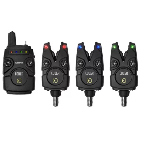 Delphin CODER Elektronický signalizátor záberu set 3+1