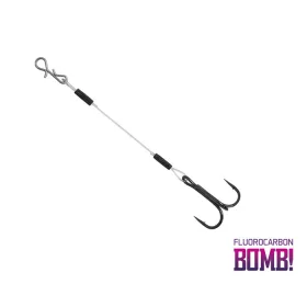   Delphin BOMB! Twisto RIGS Fluorocarbon / 3ks Fluorocarbon 8 8cm