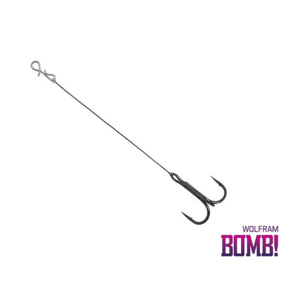 Delphin BOMB! Twisto RIGS Volfrám / 3ks Volfrám 8 6cm
