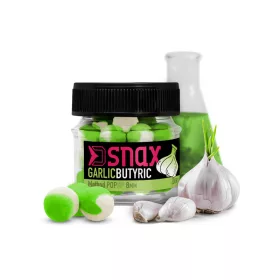   Návnady, kŕmenie - Háčiková nástraha - Delphin D SNAX POP nástraha 10mm Cesnak-Kyselina maslová Pop Up Feeder Nástraha