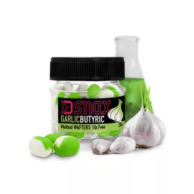   Návnady, kŕmenie - Háčiková nástraha - Delphin D SNAX WAFT nástraha 10x7mm Cesnak-Kyselina maslová Pop Up Feeder Nástraha