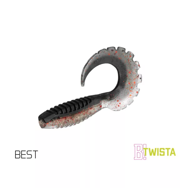 Gumená nástraha Delphin TWISTA UVs / 5ks 8cm/BEST