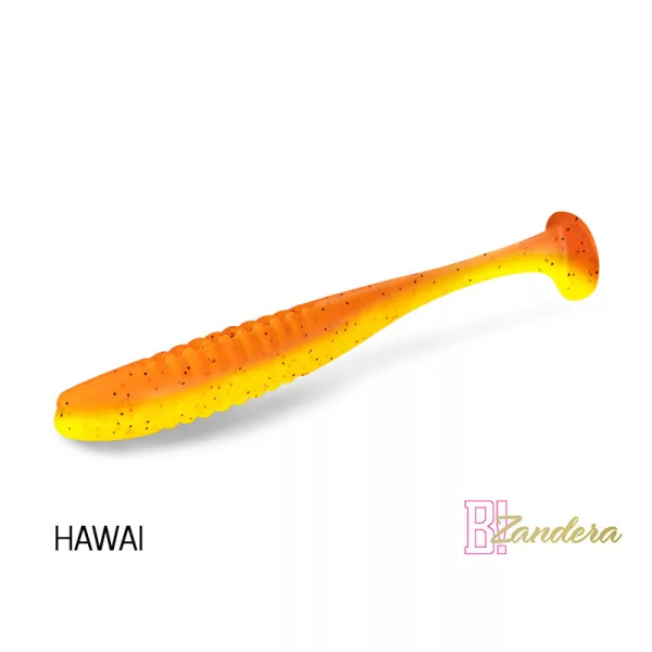 Gumová nástraha Delphin ZANDERA UVs / 5ks 10cm/HAWAI