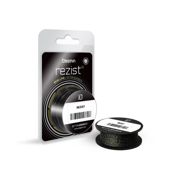 Delphin Rezist Skin Line Grass Camou 25lbs 5m Pletená náväzcová šnúra