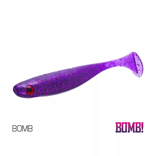 Delphin DuoPACK BOX BOMB! Rippa / 12x 5ks 5cm/BOMB gumená nástraha