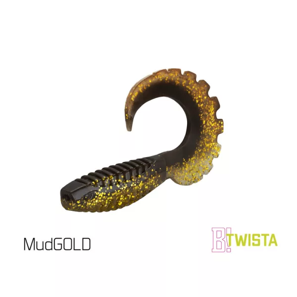 Delphin Twista UVs - MudGold 8cm Plastová nástraha 5ks