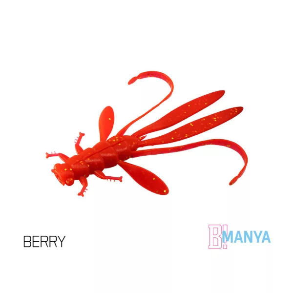 Delphin Manya UVs Nymfa - Berry 10,5cm Plastová nástraha 5ks