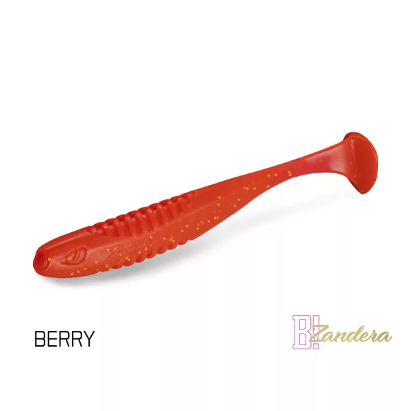Delphin Zandera UVs - Berry 12cm Plastová nástraha 5ks
