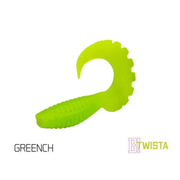 Delphin Twista UVs - Greench 10cm Plastová nástraha 5ks