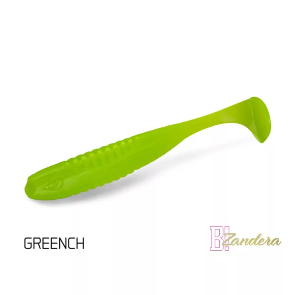 Delphin Zandera UVs - Greench 15cm Plastová nástraha 5ks