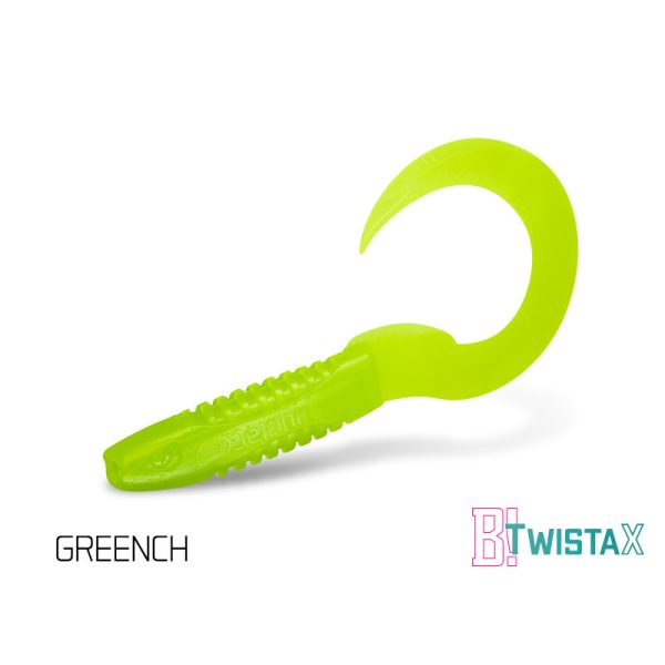 Delphin TwistaX Eeltail UVs - Greench 6cm Plastová Nástraha 5ks