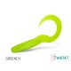 Delphin TwistaX Eeltail UVs - Greench 6cm Plastová Nástraha 5ks